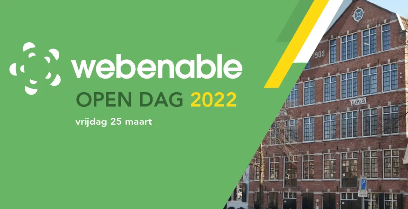 Webenable open dag 2022