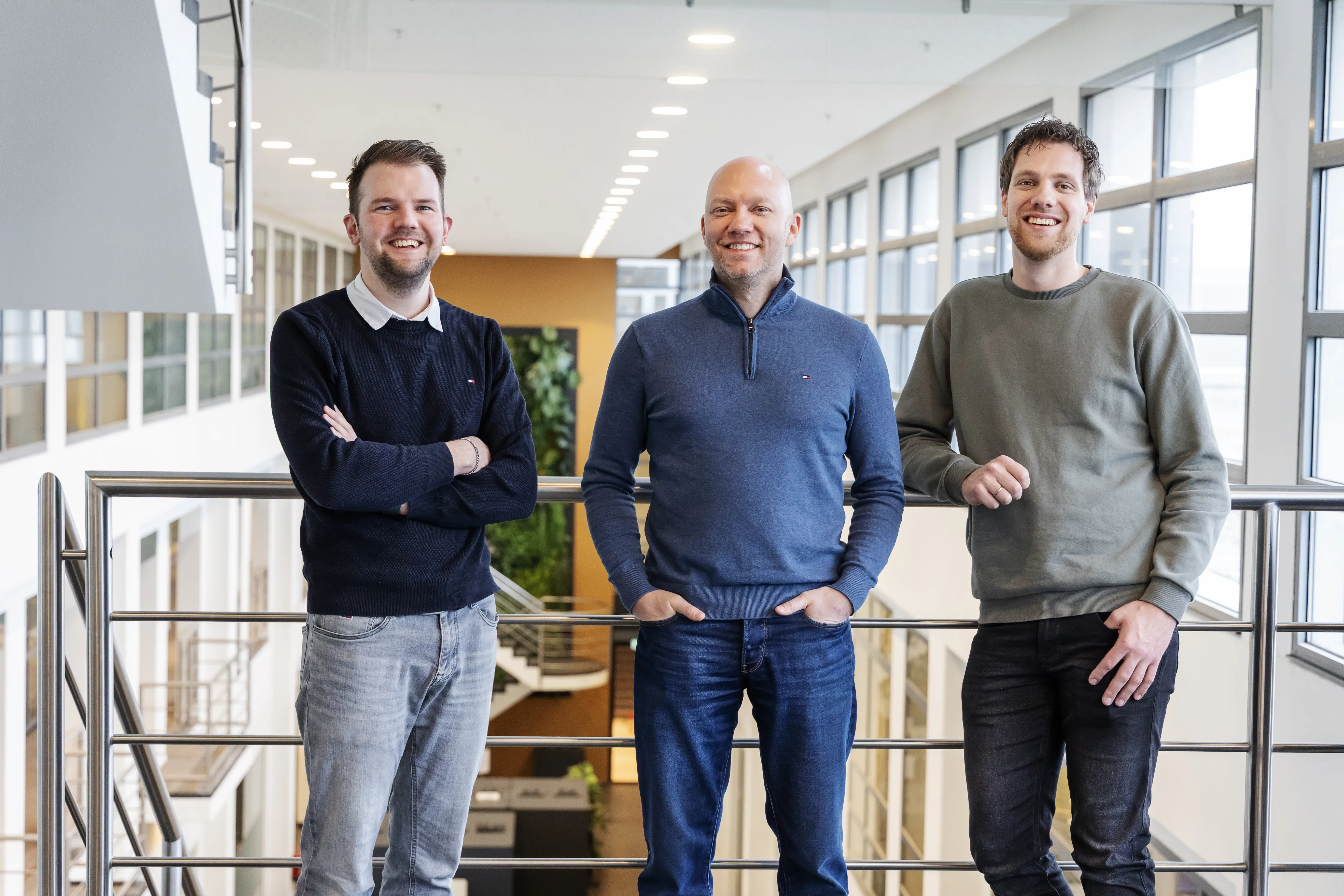 Projectteam voor de systeemkoppeling van Findio