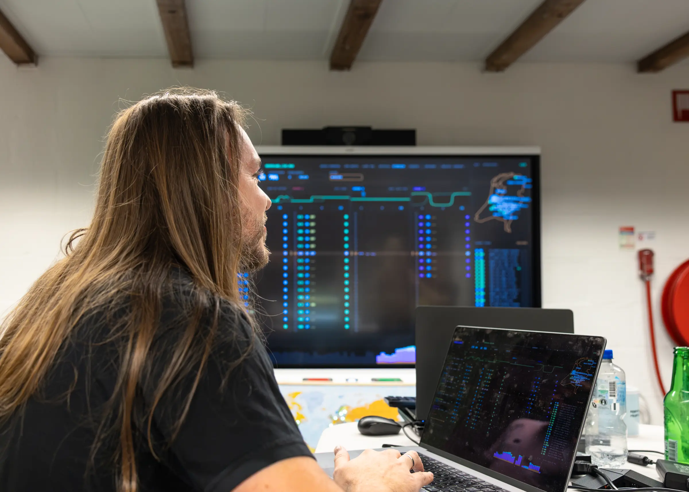 Herriemachine dashboard met kaart van Nederland (Jeffrey)