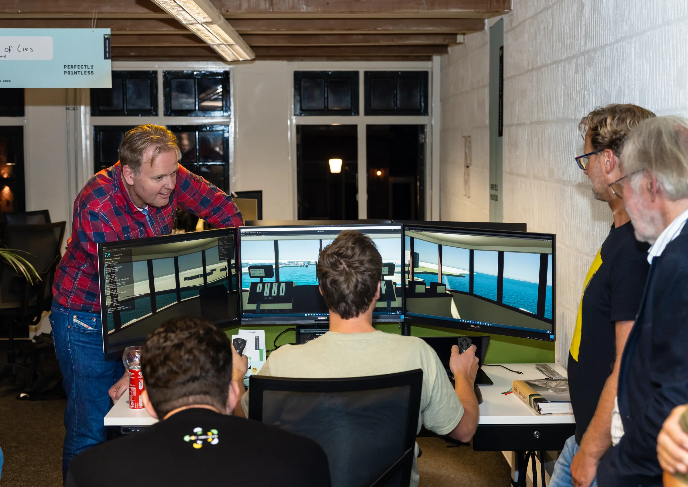TESO-simulator demo (Casper, Thijs, Len, Peter en Kees)