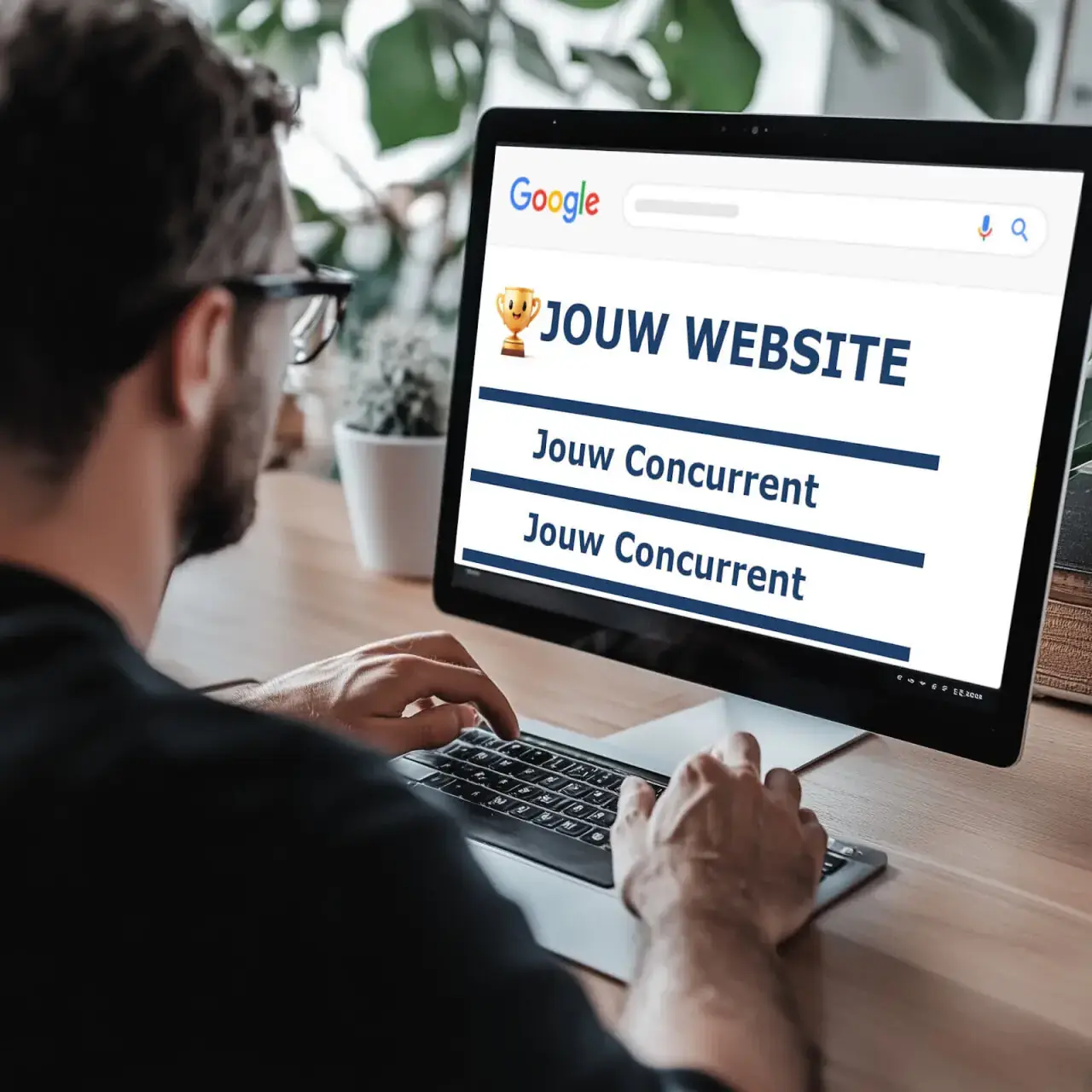 Website ranking illustration